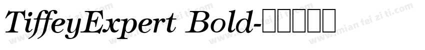 TiffeyExpert Bold字体转换